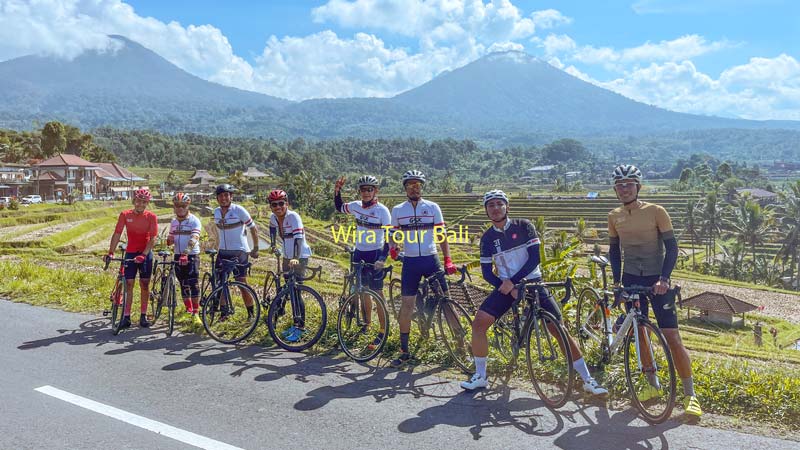 Bersepeda Menggunakan Road Bike Ke Jatiluwih Rice Terrace