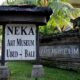 Papan nama Neka Art Museum di Ubud, Bali