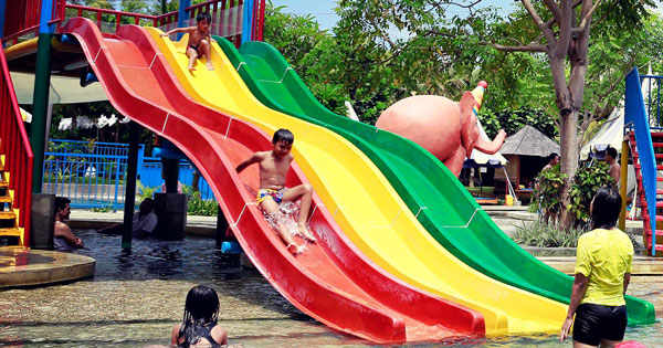 Wahana Mini Speed Slider Racing Kuta Bali