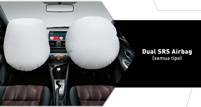 dual srs air bag all new yaris indonesia