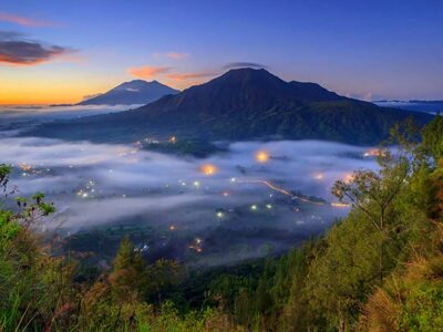 Pemandangan Kabut Desa Pinggan Kintamani