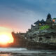 Sunset Di Pura Tanah Lot Tabanan Bali