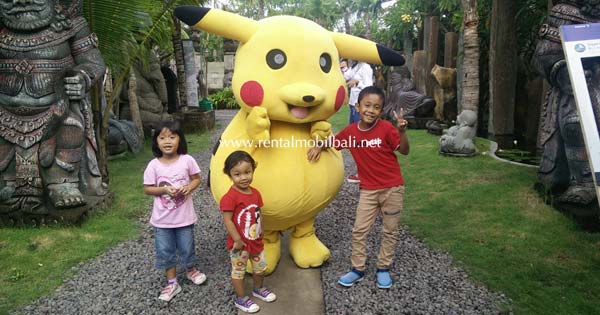 Pikachu Big Garden Corner Tempat Wisata Di Denpasar Bali