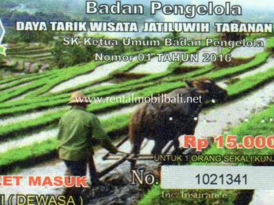 Harga Tiket Masuk Jatiluwih Tabanan