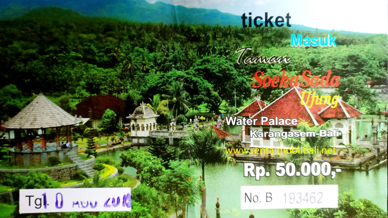 Harga Tiket Masuk Taman Ujung Karangasem