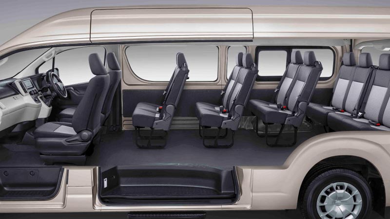 Kabin Penumpang Minibus Hiace