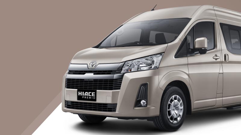 Tampilan Depan All New Toyota Hiace Premio