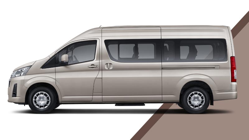 Tampilan Smping Microbus Hiace Premio