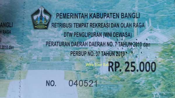 Harga Tiket Masuk Desa Penglipuran Bangli