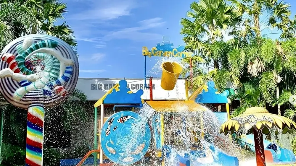 Waterpark anak-anak di Big Garden Corner Sanur