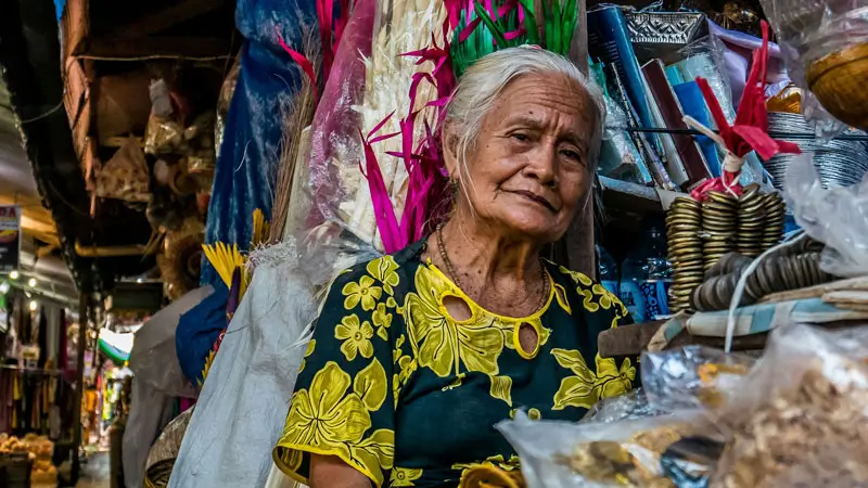 Pedagang Lokal di Pasar Seni Sukawati