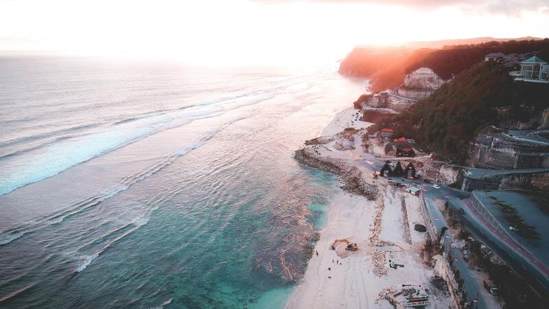 Sunset Pantai Melasti Ungasan - Tempat Wisata Bali Selatan