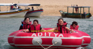 Permainan Rolling Donut Watersport Tanjung Benoa