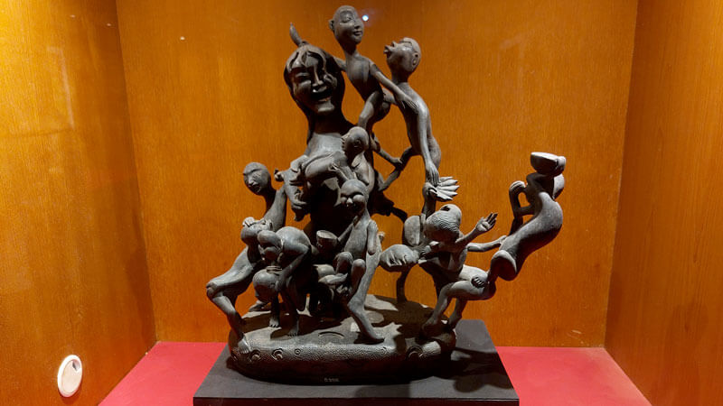 mempelajari Patung Men Brayut salah satu budaya Bali di Museum